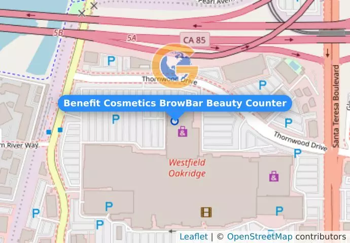 Benefit Cosmetics BrowBar Beauty Counter