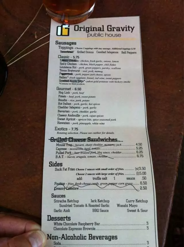 Original Gravity Public House