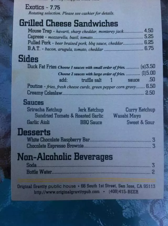 Original Gravity Public House