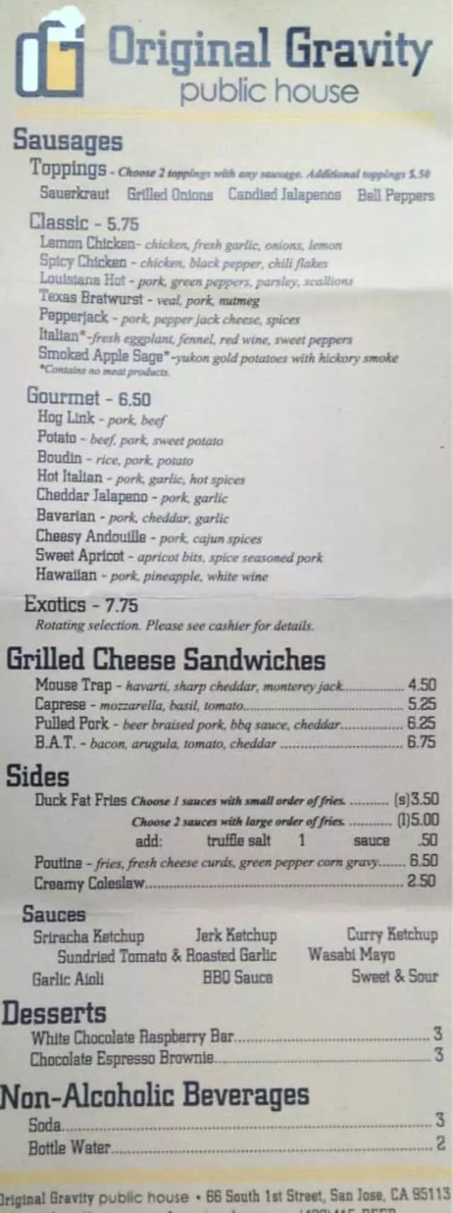 Original Gravity Public House