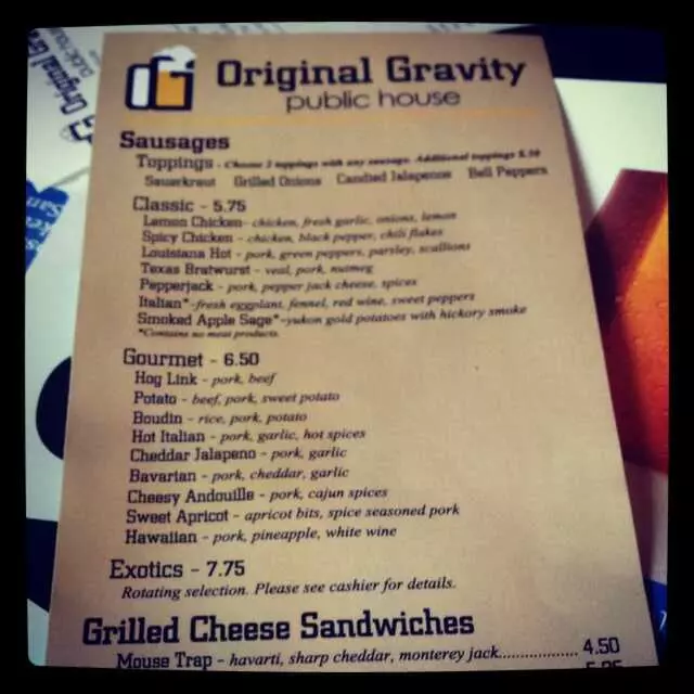 Original Gravity Public House