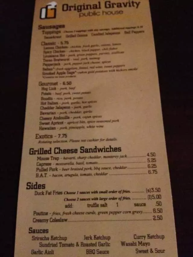 Original Gravity Public House