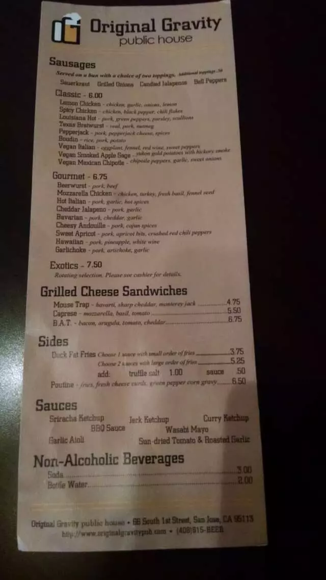 Original Gravity Public House
