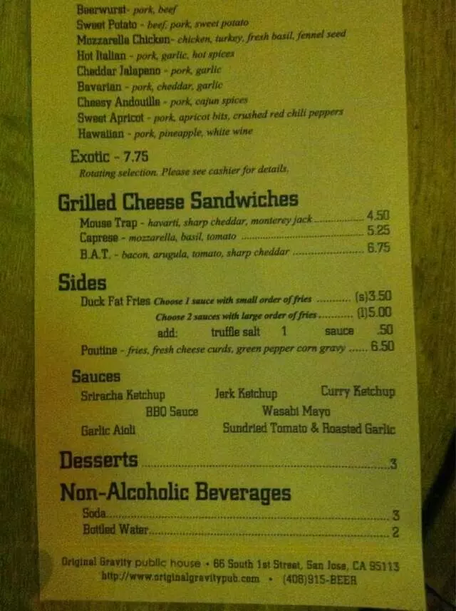 Original Gravity Public House