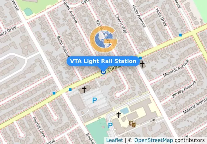 VTA Light Rail Station
