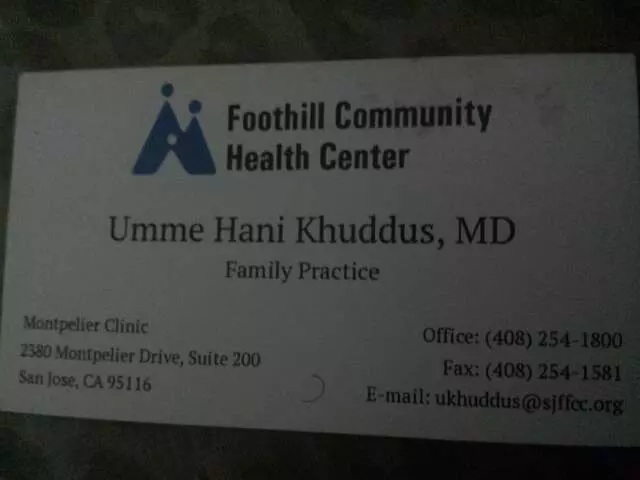 Foothill Community Health Center