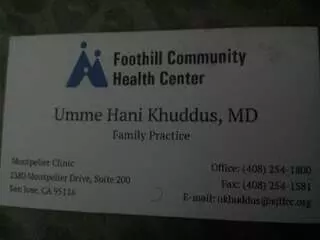Foothill Community Health Center