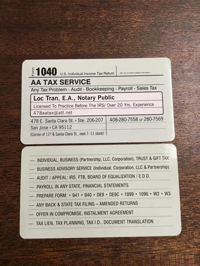 AA Tax Service