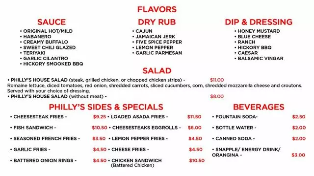 Philly's Cheesesteaks & Wings