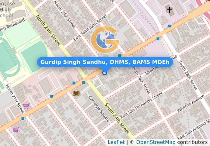 Gurdip Singh Sandhu, DHMS, BAMS MDEh