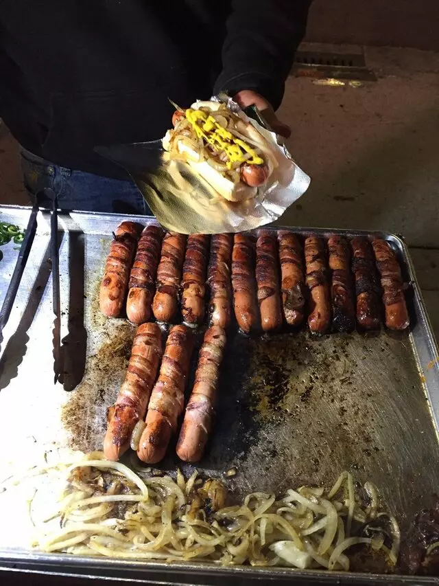 Bacon-Wrapped Hot Dog Carts