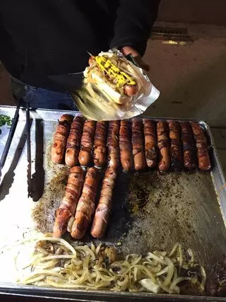 Bacon-Wrapped Hot Dog Carts