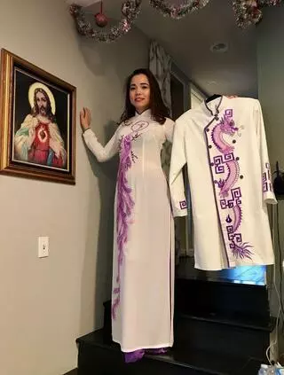 Ao dai  Tuyet Nga