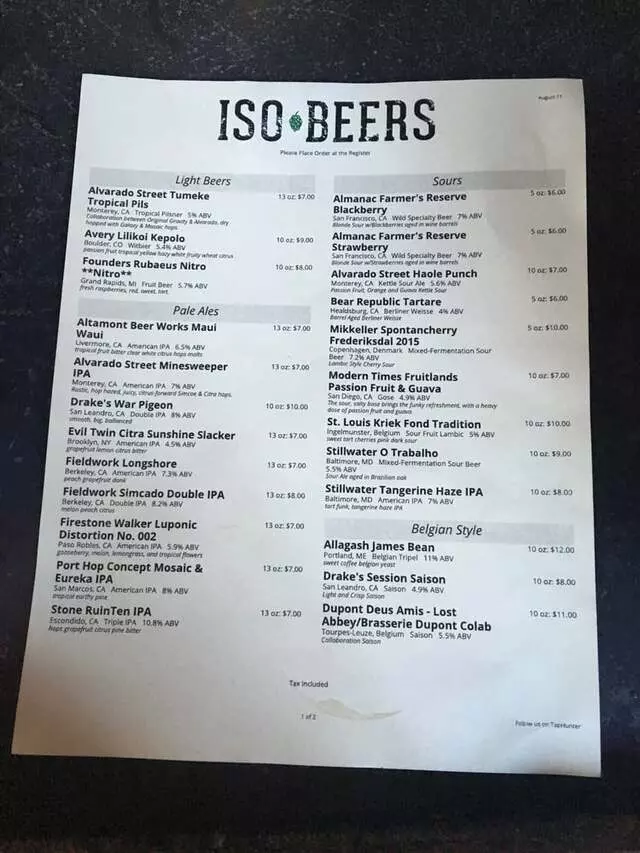 ISO Beers