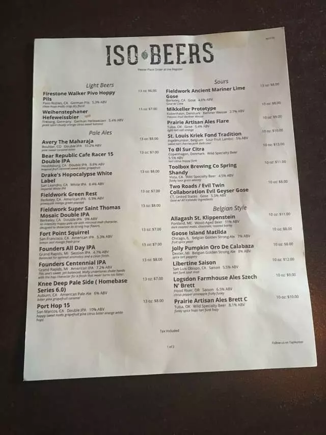 ISO Beers