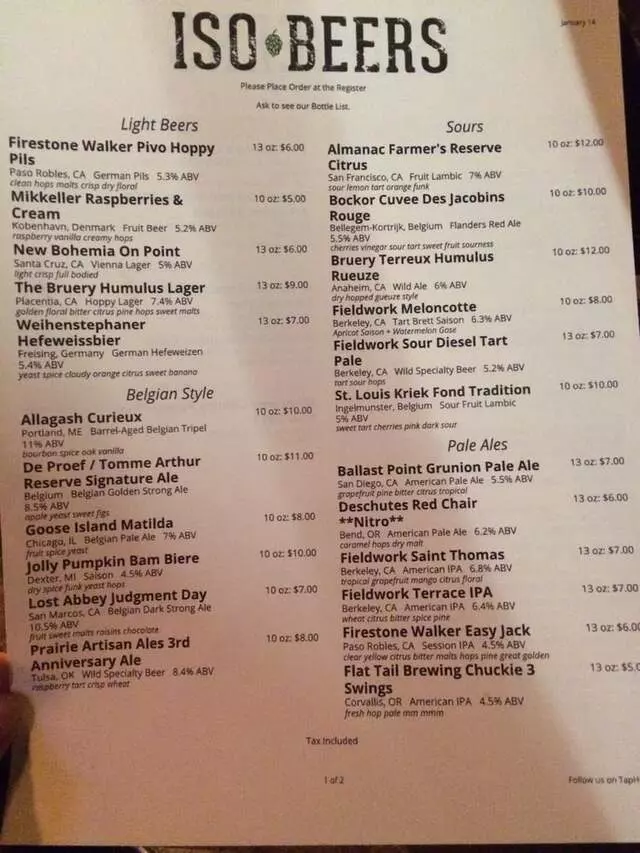 ISO Beers