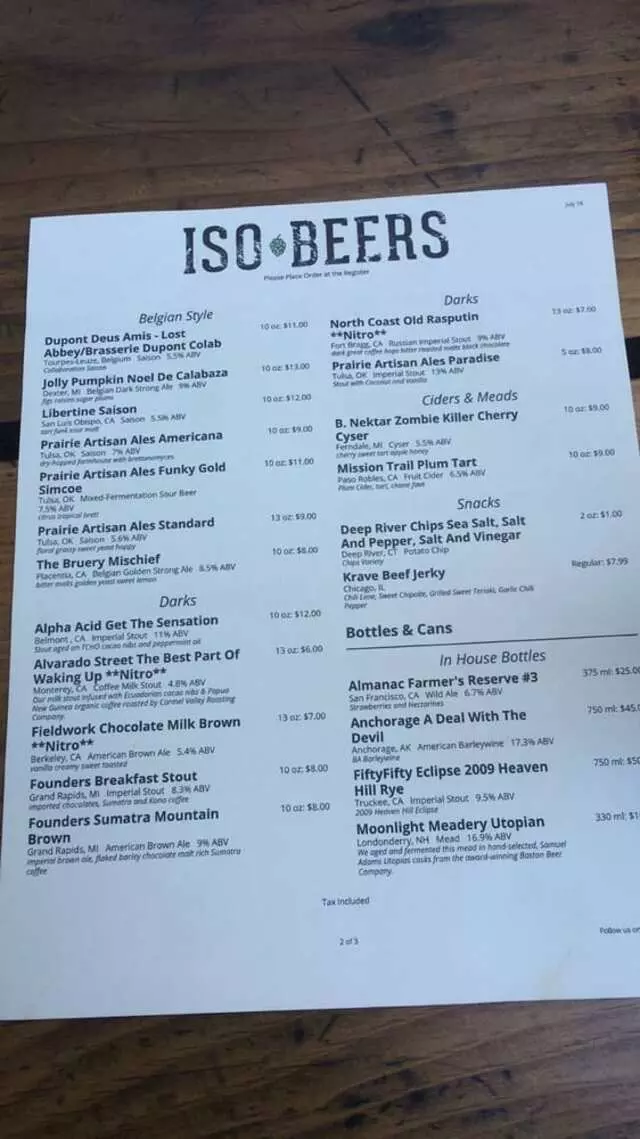 ISO Beers
