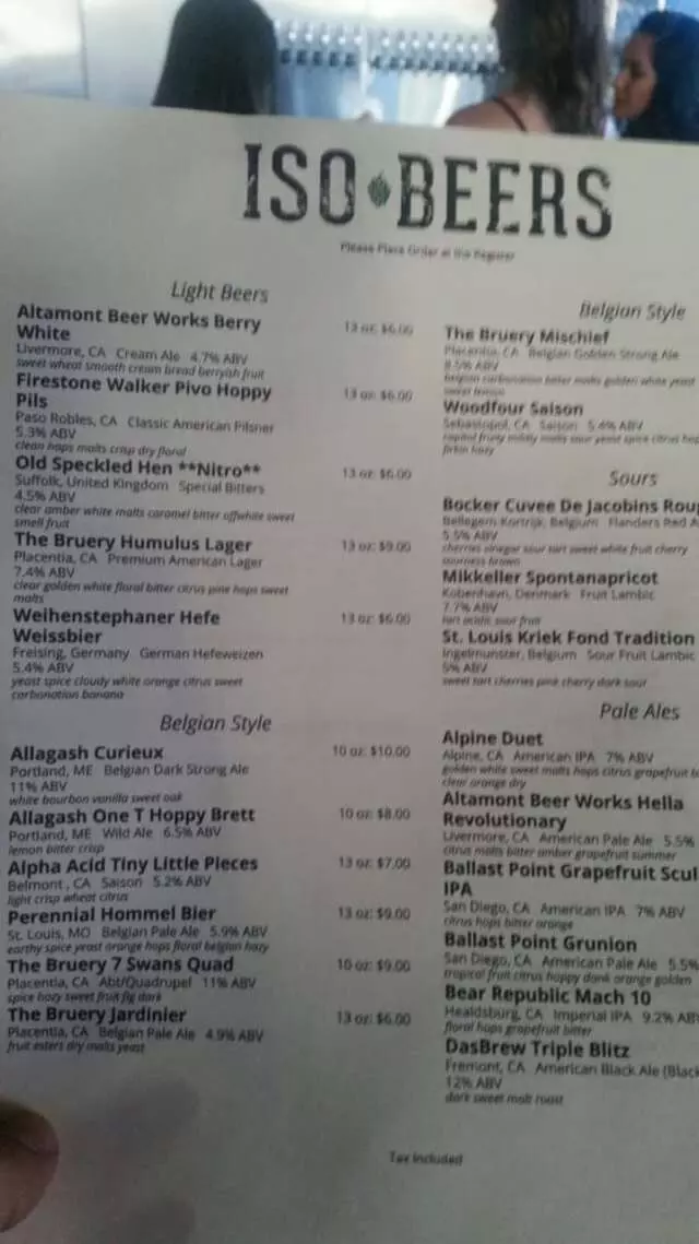 ISO Beers
