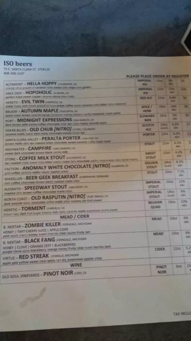 ISO Beers