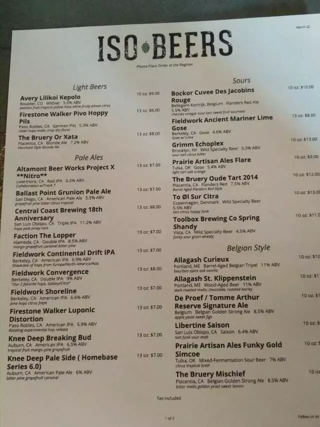 ISO Beers