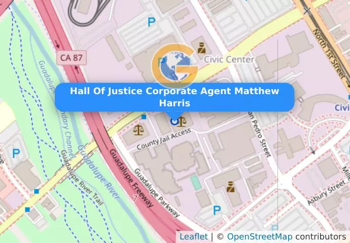 Hall Of Justice Corporate Agent Matthew Harris