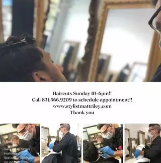 Stylist Matt Riley