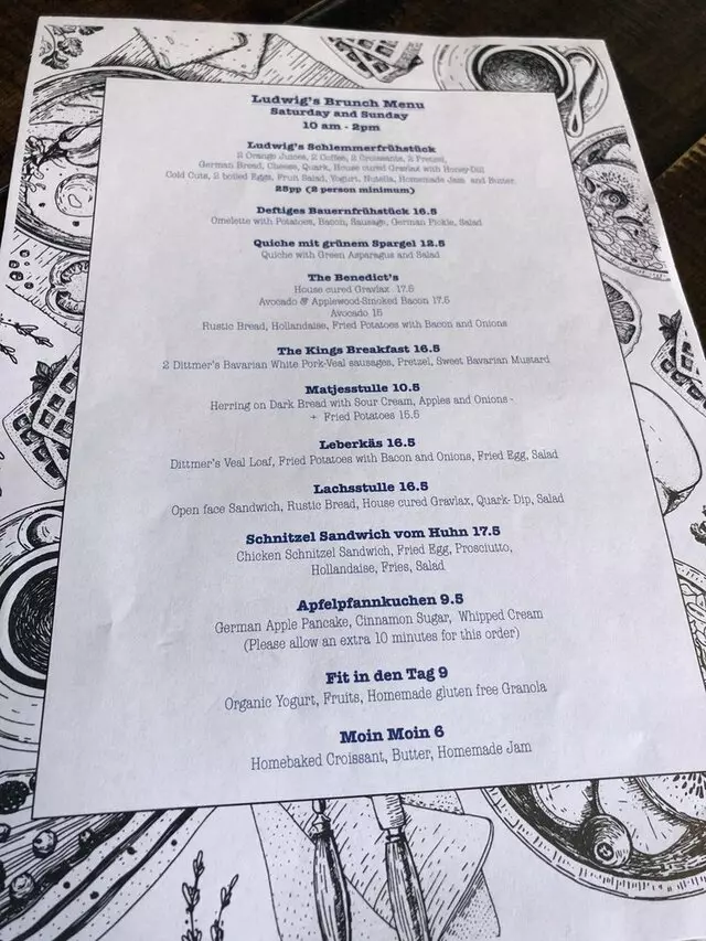 Ludwigs German Table