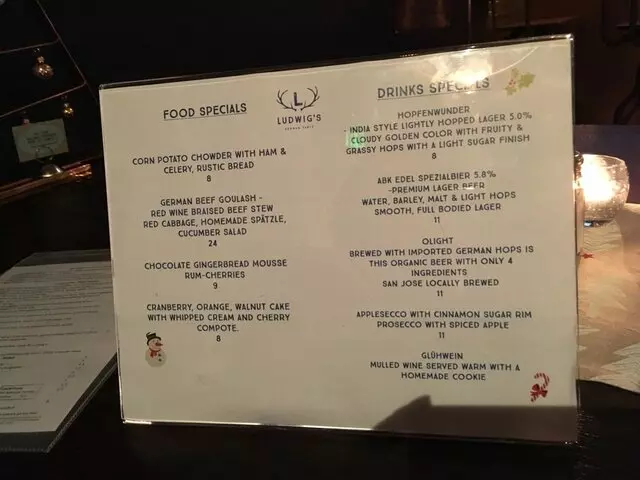 Ludwigs German Table