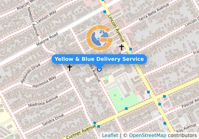 Yellow & Blue Delivery Service